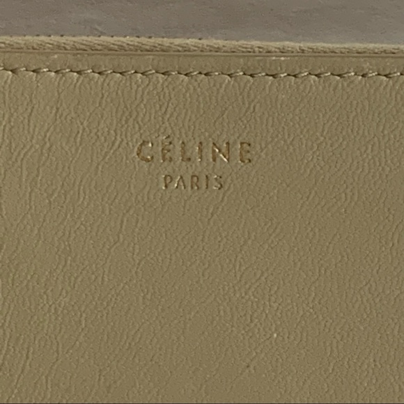 CÉLINE beige/sea Small Zipped Multifuction WALLET - Picture 10 of 15